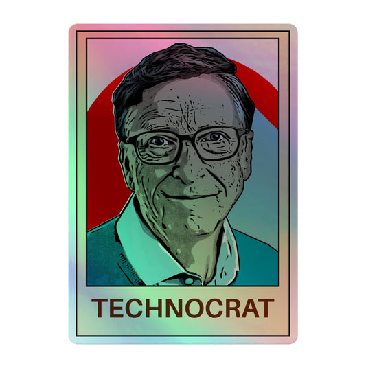 Technocrat Holo Sticker